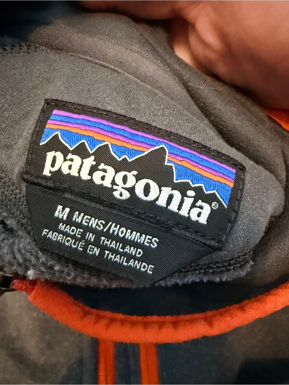 Patagonia Performance Better Sweater Jacket Men’s Medium Grey Orange Full Zip